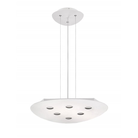 Pendant Light Aluminium Sand White LED 30W 3000K L:46 H:120cm 