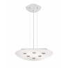 Pendant Light Aluminium Sand White LED 30W 3000K L:46 H:120cm