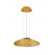 Pendant Light Aluminium Gold Foil LED 30W 3000K L:46 H:120cm 