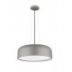 Pendant Light Out.Matt Grey Steel-In.Matt White Steel E27 3x60W 