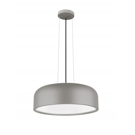 Pendant Light Out.Matt Grey Steel-In.Matt White Steel E27 3x60W 