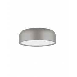 Ceiling Light Out.Matt Grey Steel-In.Matt White Steel E27 3x60W 