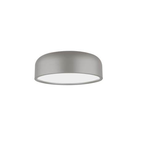 Ceiling Light Out.Matt Grey Steel-In.Matt White Steel E27 3x60W 