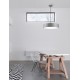 Pendant Light Out.Elephant Steel-In.Matt White Steel E27 3x40W 