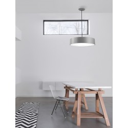 Pendant Light Out.Elephant Steel-In.Matt White Steel E27 3x40W 