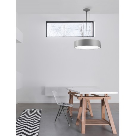 Pendant Light Out.Elephant Steel-In.Matt White Steel E27 3x40W 