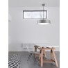Pendant Light Out.Elephant Steel-In.Matt White Steel E27 3x40W