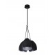 Pendant Light Metal Out.Matt Black -In.White Chrome E27 3x40W 
