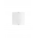 Wall Lamp Satinated White Glass Chrome Metal E27 1x60W L:26 H:7 