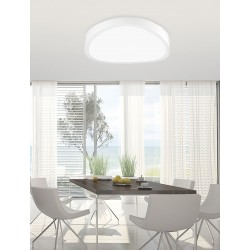 Ceiling Lamp White Iron & Acrylic LED 45W 3000K D:50 H:12.5cm 