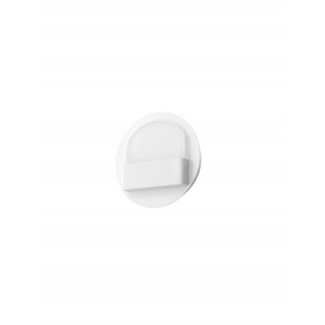 Wall Light Matt White Aluminium LED 6W 3000K D:15 W:4,8cm 