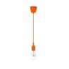 Pendant Light Orange Silicon E27 1x60W D:4,5 H:100cm