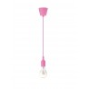 Pendant Light Pink Silicon E27 1x60W D:4,5 H:100cm