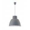 Pendant Light Grey Silicon E27 1x60W D:40 H:130cm