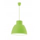 Pendant Light Green Silicon E27 1x60W D:40 H:130cm 