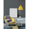 Pendant Light Yellow Silicon E27 1x60W D:40 H:130cm