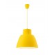 Pendant Light Yellow Silicon E27 1x60W D:40 H:130cm 