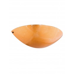 Wall Lamp Copper Foil Glass E27 1x60W D:39 H:19cm 