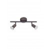 Spot Rust Metal Bulb Excluded GU10 2x50W L:31 H:10,9cm