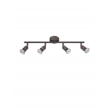 Spot Rust Metal Bulb Excluded GU10 4x50W L:51 H:10,9cm 