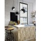 Pendant Light Out.Black Metal-In.Aluminium E27 1x40W D:18 H:2 