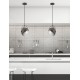 Pendant Light Out.Rust Metal-In.Aluminium E27 1x40W D:18 H:25 