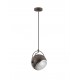 Pendant Light Out.Rust Metal-In.Aluminium E27 1x40W D:18 H:25 