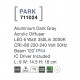 Aluminium Dark Gray Acrylic Diffuser LED 6 Watt 522Lm 3000K 220-240 Volt 50Hz Beam Angle 120 o IP54 AC Driver Included L: 9 W: 1