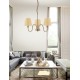 Pendant Light Antique Bronze Metal Sand Shade E14 3x40 Watt D: 