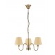 Pendant Light Antique Bronze Metal Sand Shade E14 3x40 Watt D: 