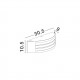 Dark Gray Aluminium White Acrylic Diffuser LED E27 1x12 Watt 220-240 Volt Bulb Excluded IP44 L: 30.5 W: 9 H: 10.5 cm 