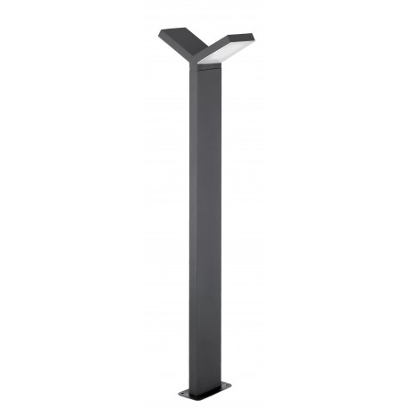 Aluminium Dark Gray Acrylic Diffuser LED 2x6 Watt 522Lm 3000K 220-240 Volt 50Hz Beam Angle 120o IP54 AC Driver Included L: 12.5 