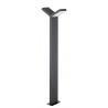 Aluminium Dark Gray Acrylic Diffuser LED 2x6 Watt 522Lm 3000K 220-240 Volt 50Hz Beam Angle 120o IP54 AC Driver Included L: 12.5 