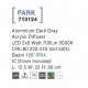 Aluminium Dark Gray Acrylic Diffuser LED 2x6 Watt 522Lm 3000K 220-240 Volt 50Hz Beam Angle 120o IP54 AC Driver Included L: 12.5 