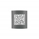Dark Gray Aluminium White Acrylic Diffuser LED E27 1x12 Watt 220-240 Volt Bulb Excluded IP44 L: 23 W: 9.5 H: 26.4 cm 