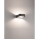 Dark Gray Aluminium Acrylic Diffuser LED 5 Watt 490Lm 3000K 110-265 Volt 50Hz Beam Angle 38o IP54 L: 12 W: 18 H: 5 cm 