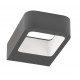 Dark Gray Aluminium Acrylic Diffuser LED 5 Watt 490Lm 3000K 110-265 Volt 50Hz Beam Angle 38o IP54 L: 12 W: 18 H: 5 cm 