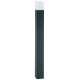 Dark Gray Aluminium White Acrylic LED E27 1x12 Watt 220-240 Volt IP54 Bulb Excluded L: 7.6 W: 7.6 H: 80 cm 