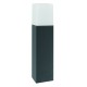 Dark Gray Aluminium White Acrylic LED E27 1x12 Watt 220-240 Volt IP54 Bulb Excluded L: 7.6 W: 7.6 H: 25 cm 