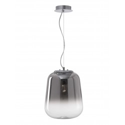 Pendant Light Gradient Smoke Glass E27 1x60 W D:45 H:120cm 