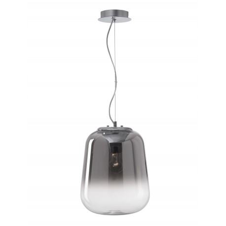 Pendant Light Gradient Smoke Glass E27 1x60 W D:45 H:120cm 