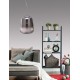Pendant Light Gradient Smoke Glass E27 1x60 W D:25 H:120cm 