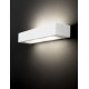 White Gypsum E14 2x40 Watt L: 36 W: 9.5 H: 7 cm 