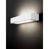 White Gypsum E14 2x40 Watt L: 36 W: 9.5 H: 7 cm