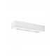 White Gypsum E14 2x40 Watt L: 36 W: 9.5 H: 7 cm 