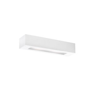 White Gypsum E14 2x40 Watt L: 36 W: 9.5 H: 7 cm 2