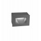 Dark Gray Aluminium LED 3 Watt 352,9Lm 3000K 220-240 Volt 50Hz Beam Angle 15o IP54 L: 11 W: 6 H: 7 cm Cut Out: 10.2 x 6.5 cm 
