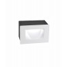 White Aluminium LED 3 Watt 352,9Lm 3000K 220-240 Volt 50Hz Beam Angle 15o IP54 L: 11 W: 6 H: 7 cm Cut Out: 10.2 x 6.5 cm