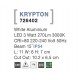 White Aluminium LED 3 Watt 352,9Lm 3000K 220-240 Volt 50Hz Beam Angle 15o IP54 L: 11 W: 6 H: 7 cm Cut Out: 10.2 x 6.5 cm 