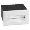 White Aluminium LED 2Watt 95Lm 3000K 220-240 Volt 50Hz Beam Angle 17o IP54 L: 8.5 W: 8 H: 5.5 cm Cut Out: 8.1 x 4.2 cm